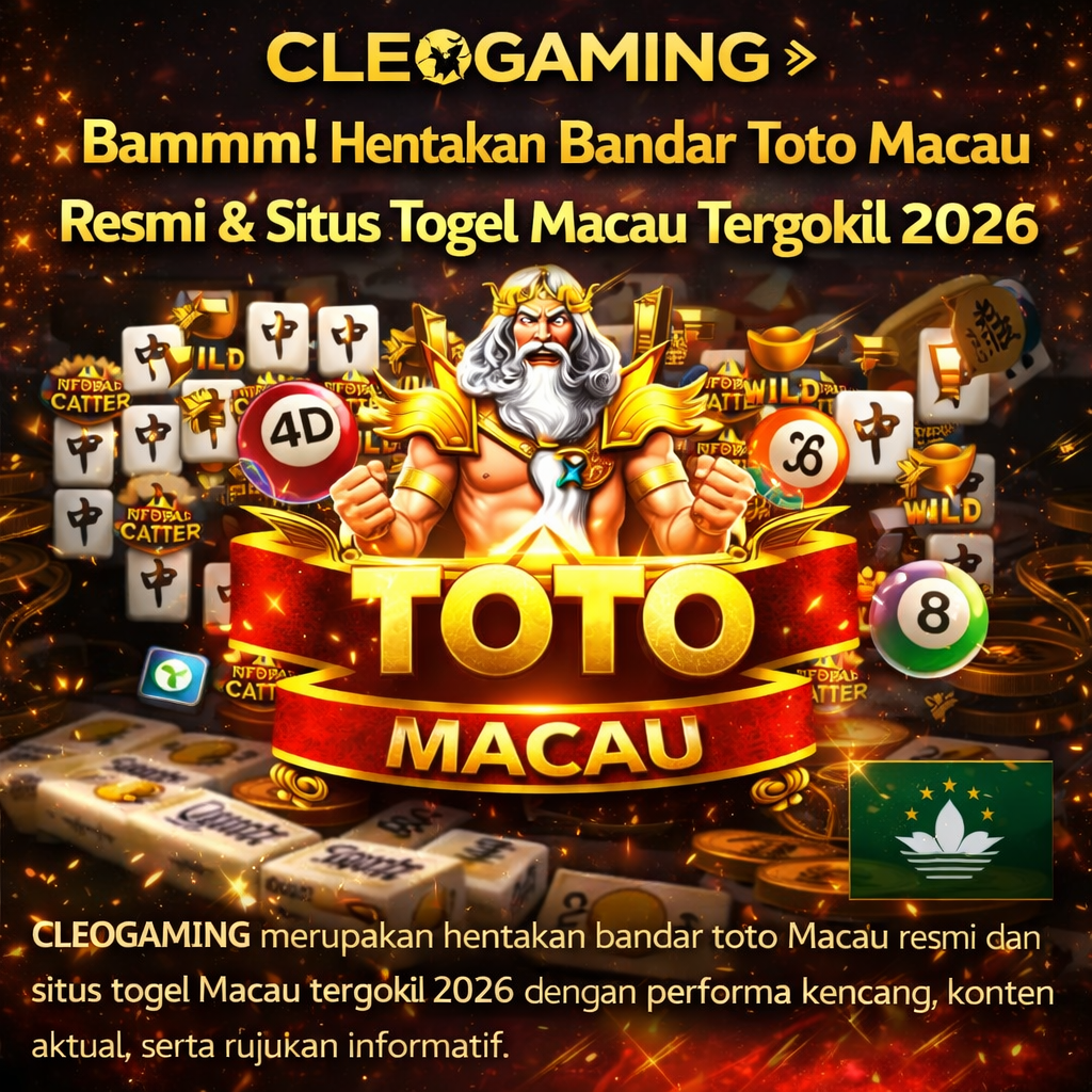 CLEOGAMING merupakan hentakan bandar toto Macau resmi dan situs togel Macau tergokil 2026 dengan performa kencang, konten aktual, serta rujukan informatif.